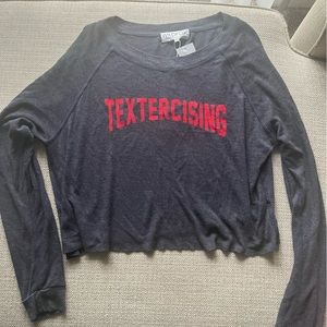 Cute grey sweatshirt size small, new with tags and never worn!